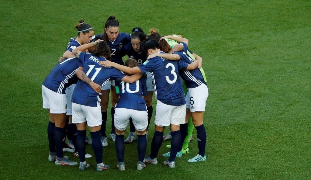 Selección femenina de fútbol argentina, foto Reuters