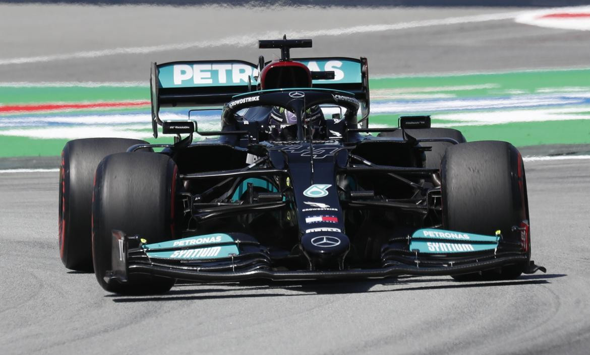 Lewis Hamilton en el Gran Premio de España, REUTERS