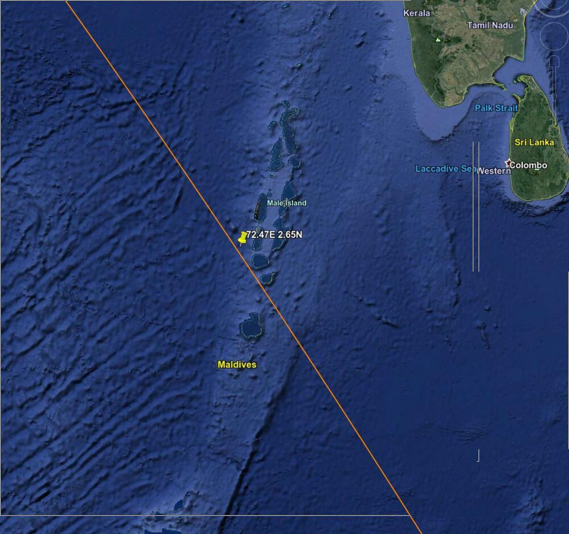 Caída de cohete chino en el Océano Índico