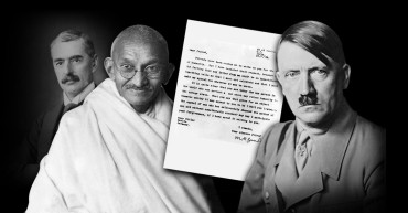 La carta que Gran Bretaña impidió que Gandhi le enviara a Adolf Hitler para evitar la guerra