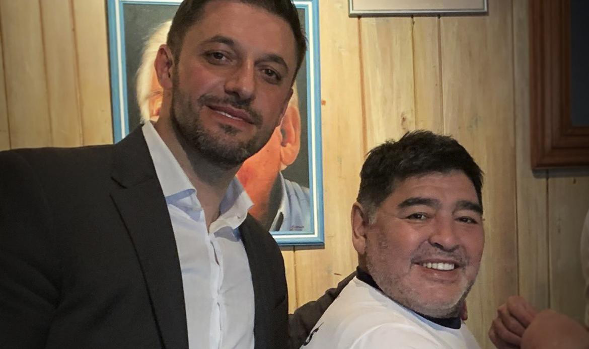 Matías Morla y Diego Maradona, NA