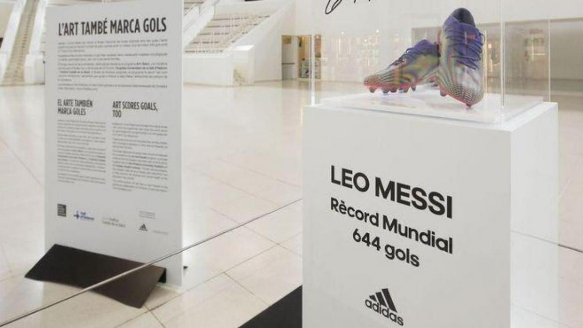 Botines de Lionel Messi con los que hizo el gol 644