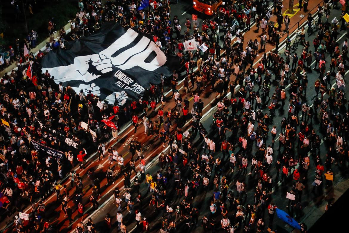 Protestas en Brasil contra Bolsonaro, Foto: EFE