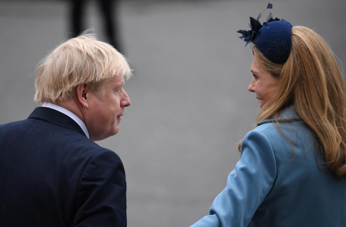 Boris Johnson se casó en secreto con su novia Carrie Symonds, Foto: EFE