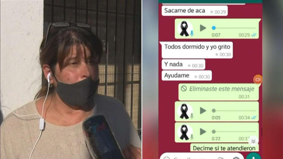 Mensajes de la joven fallecida por coronavirus en el hospital de Río Cuarto, Foto: TN