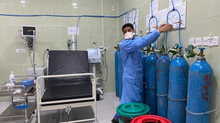 Oxigeno en hospitales de Paraguay