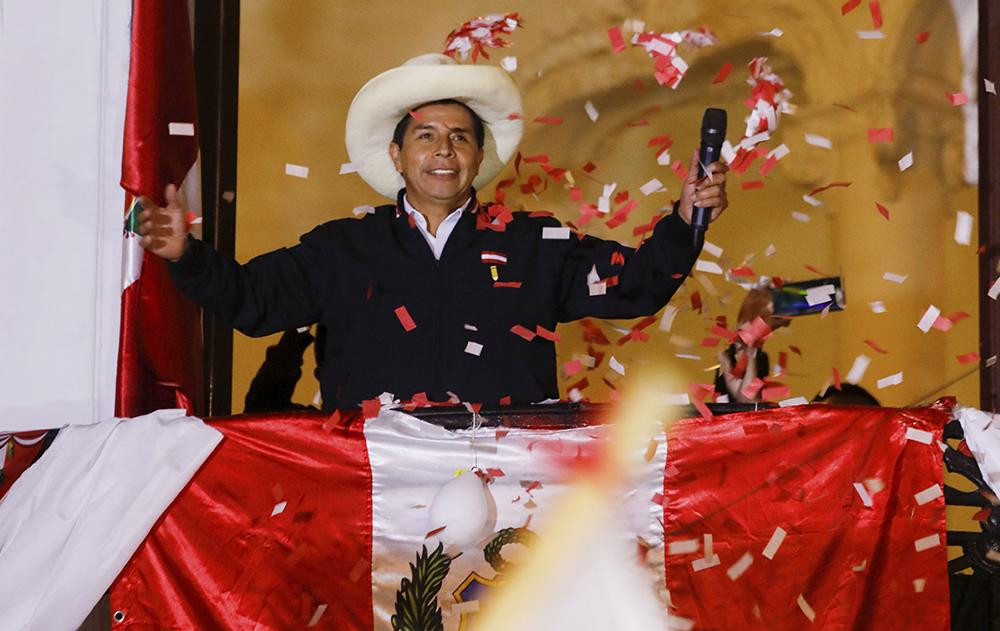 Pedro Castillo, presidente electo de Perú, Reuters