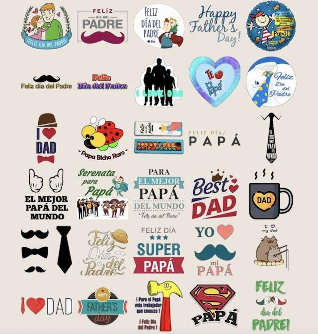 Stickers WhatsApp para el Día del Padre
