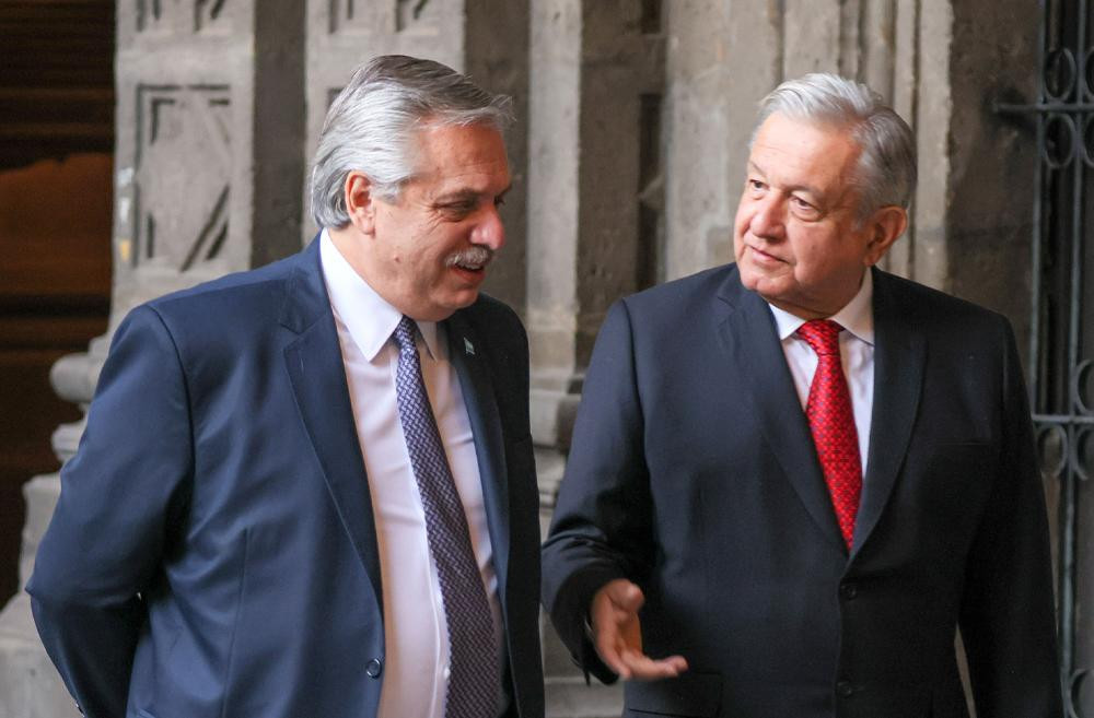 Alberto Fernández, presidente de Argentina, Andrés Manuel López Obrador, presidente de México, NA