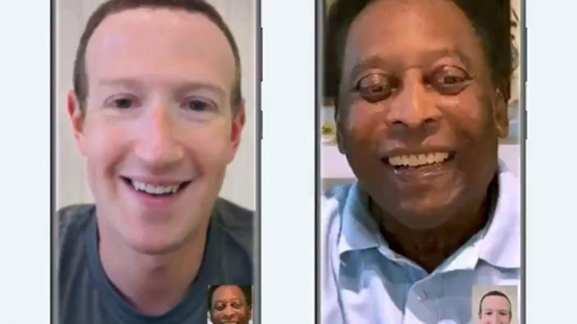 Video viral de Pelé y Mark Zuckerberg