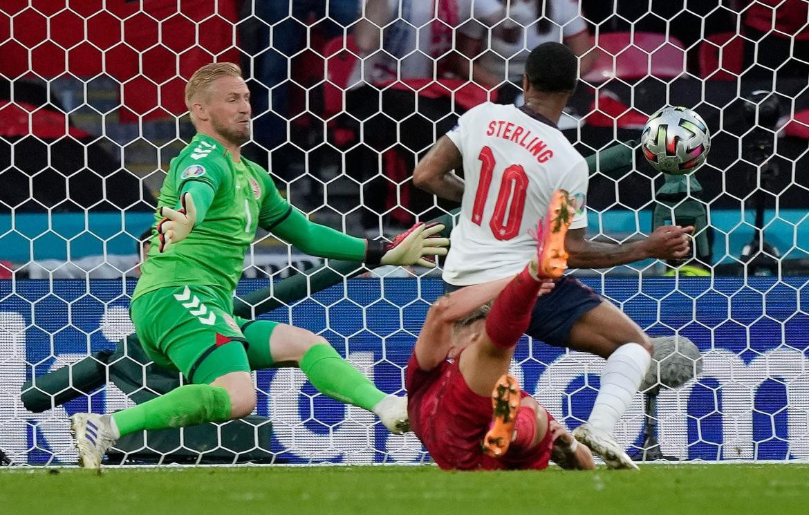 Gol de Inglaterra ante Dinamarca por la Eurocopa, REUTERS