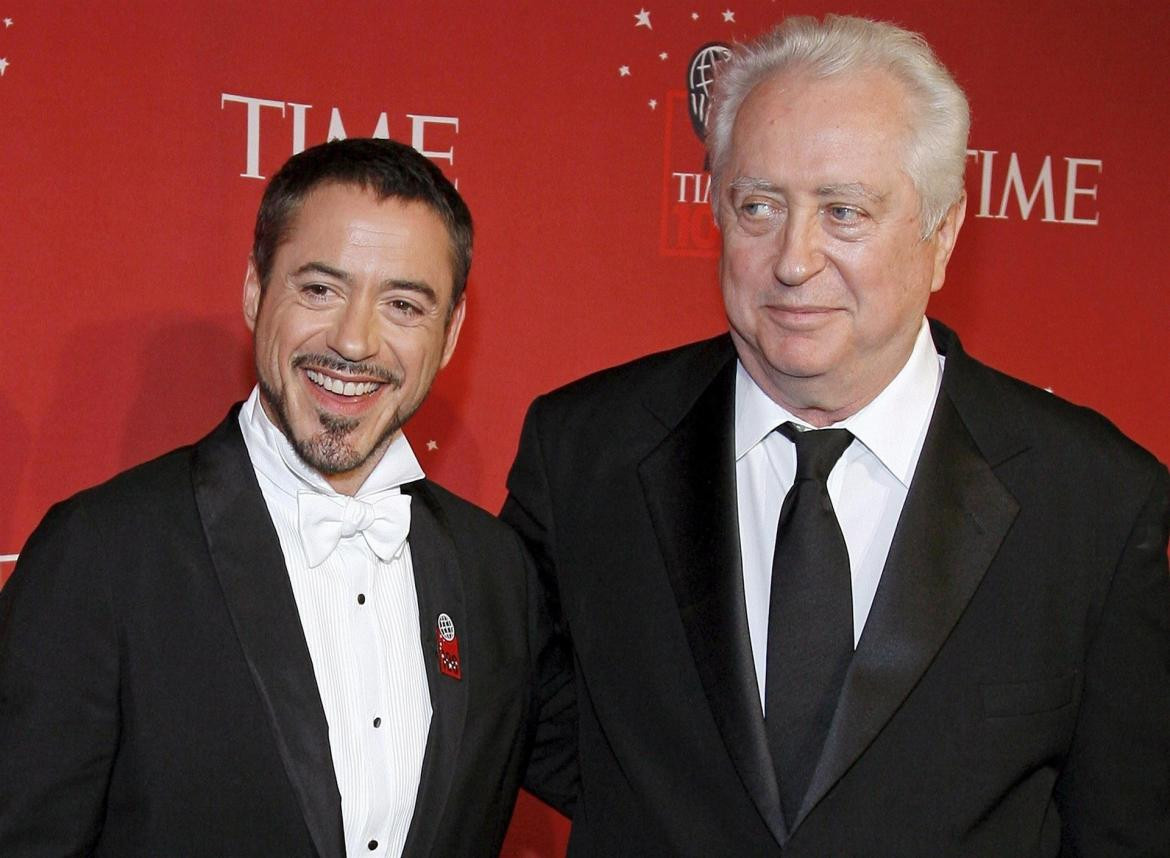 El director Robert Downey Sr. y el actor Robert Downey Jr. EFE