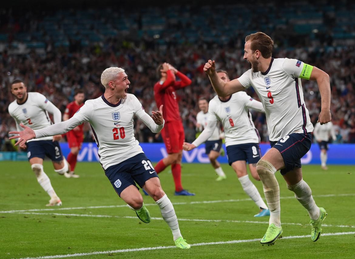 Gol de Inglaterra ante Dinamarca por la Eurocopa, AGENCIA EFE