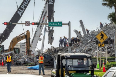 Derrumbe en Miami: hallaron 14 nuevos cadáveres y ya son 78 las muertes confirmadas