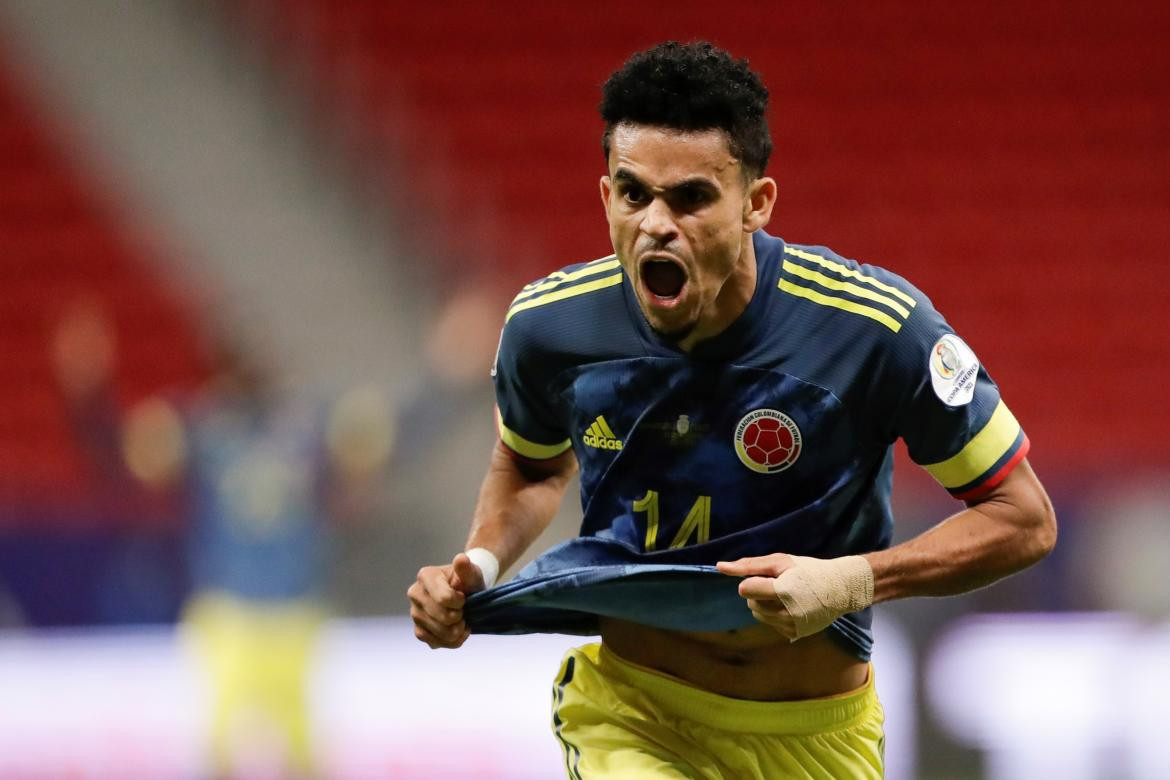 Festejo de Colombia ante Perú por el tercer puesto de la Copa América, AGENCIA EFE