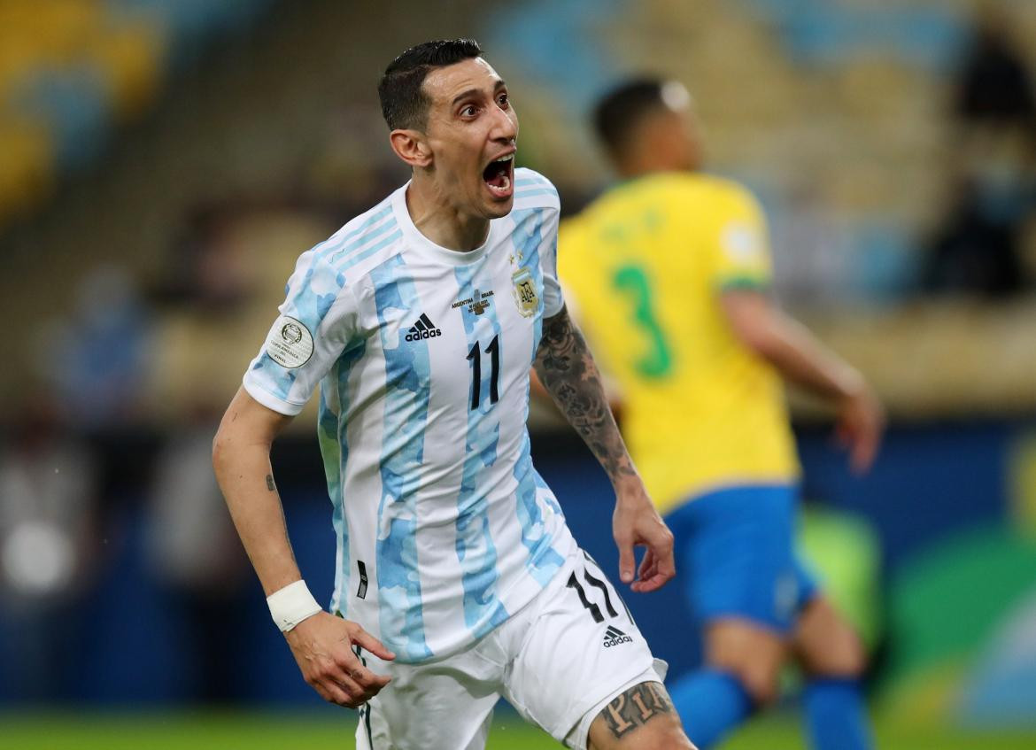 Ángel Di María, Argentina vs Brasil, Copa América, Reuters