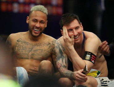 Messi y Neymar juntos: la foto de la que habla el Mundo