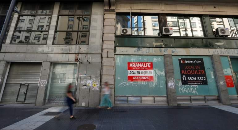 Cierre de locales, economía argentina, NA