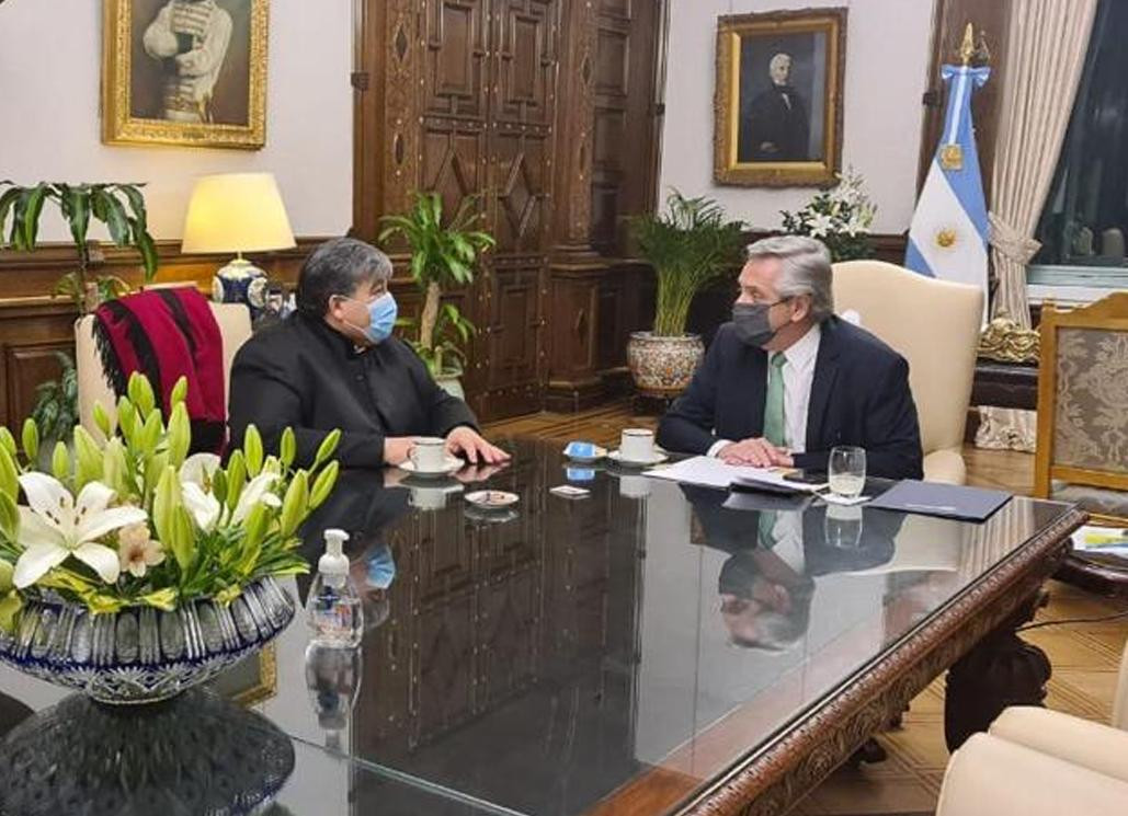 El presidente Alberto Fernández mantuvo un encuentro con Mario Ishii