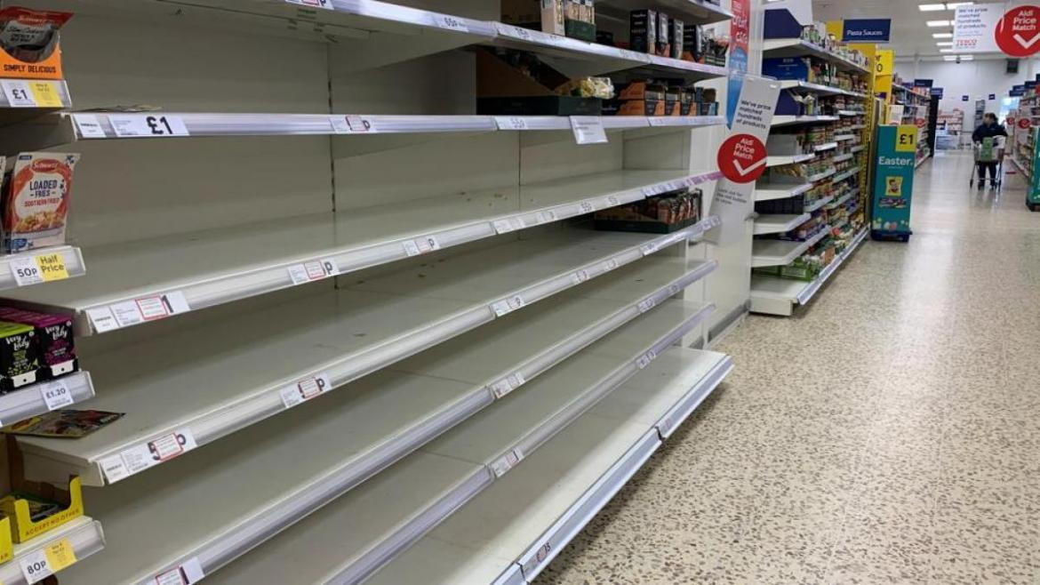 Desabastecimiento en supermercados británicos, EFE