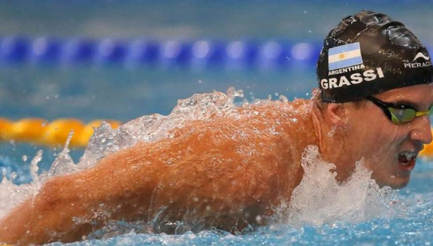 Santiago Grassi, natación, NA