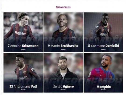 Ausencia de Messi en la página oficial del Barcelona
