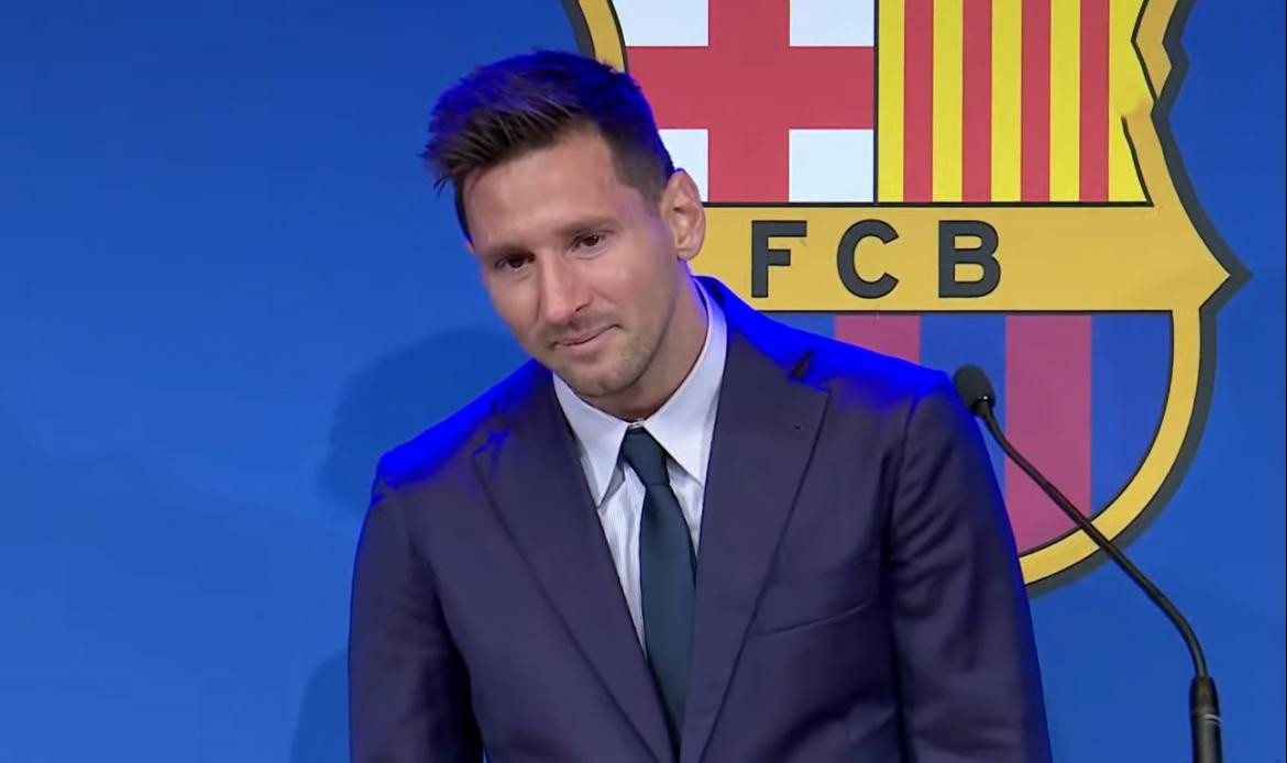 Lionel Messi se despidió del Barcelona, NA