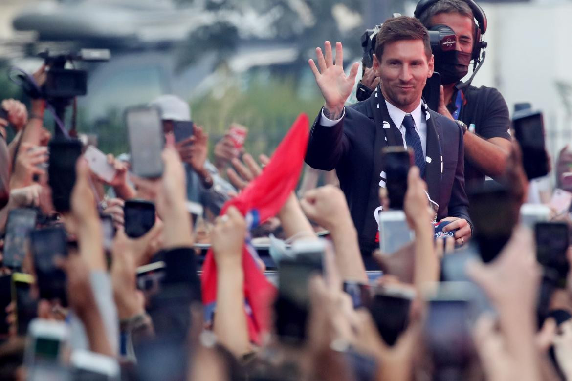 Presentación oficial de Lionel Messi, PSG, Reuters