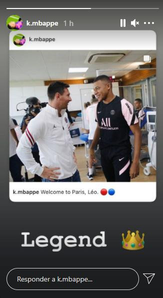 Mbappé y Lionel Messi, PSG