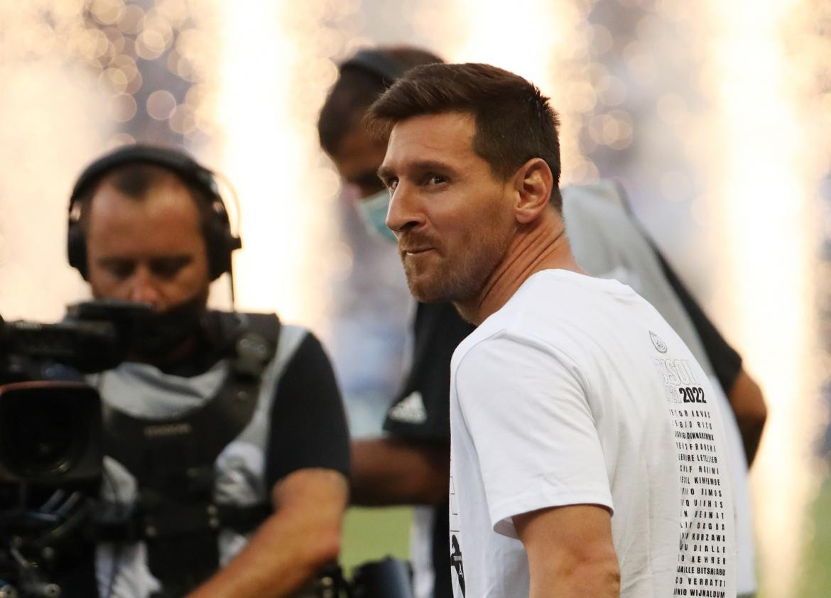 Lionel Messi, presentación ante hinchas del PSG, Reuters