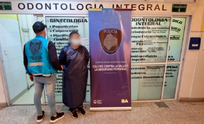 Detuvieron a dos falsos odontólogos y clausuraron un centro médico en Liniers	