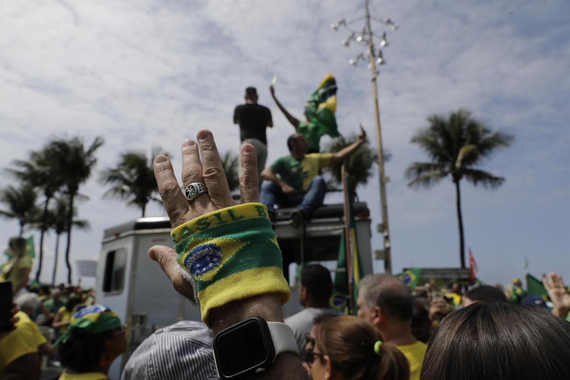 Marcha a favor de Jair Bolsonaro, Brasil, EFE