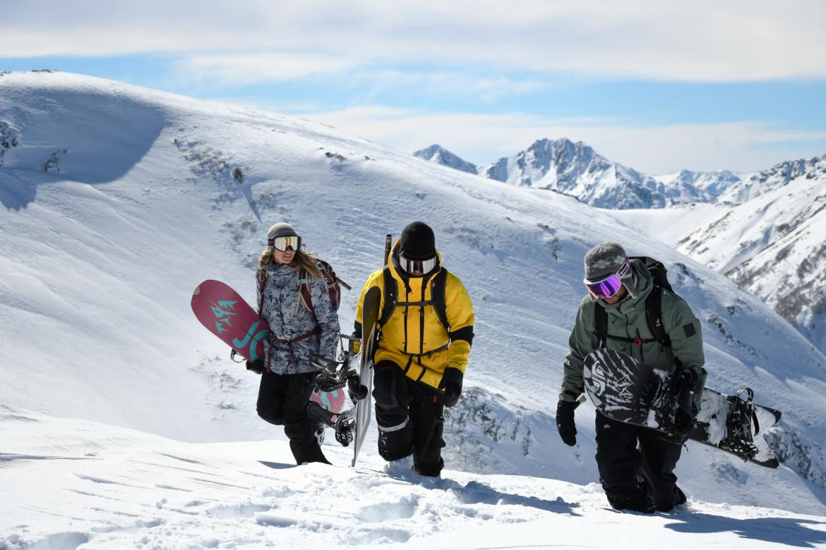 Jenny Somweber, Fer Natalucci e Iñaki Odriozola - Snowboard