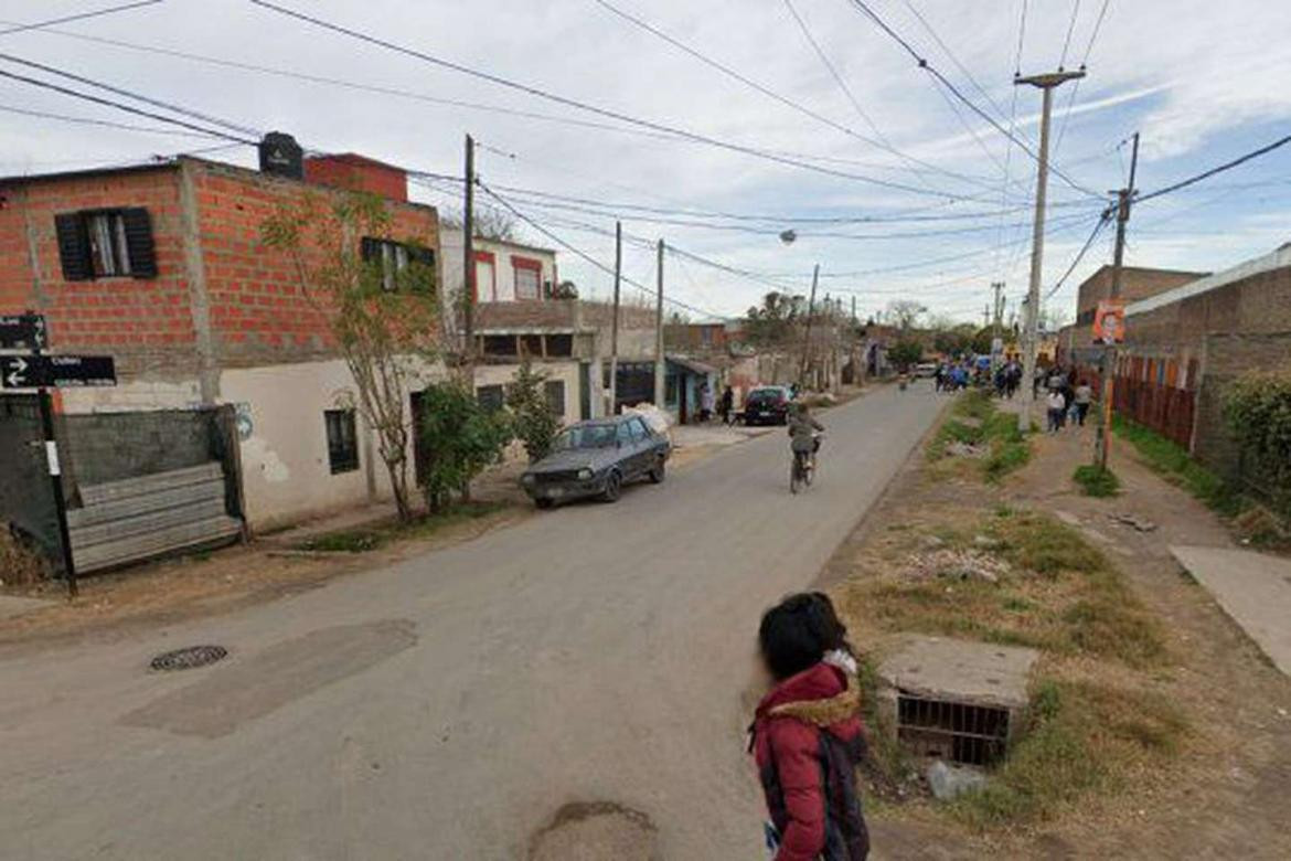 La cuadra donde Miguel Ángel Albornoz cumple arresto domiciliario y fue atacado, Google Maps.