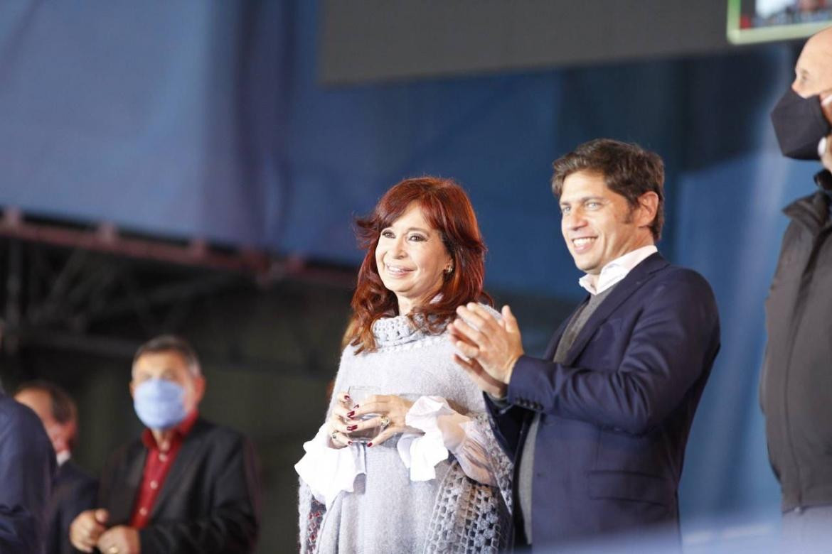 Cristina Kirchner en cierre de campaña del Frente de Todos	