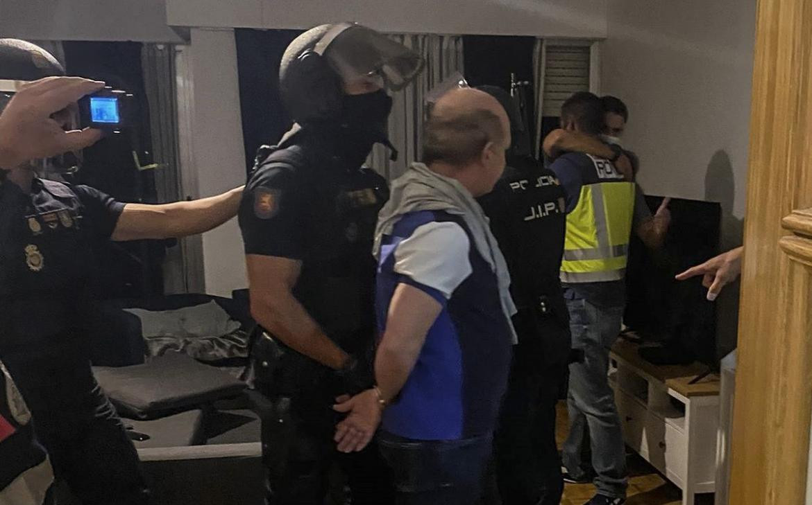 Detención de Pollo Carvajal en Madrid