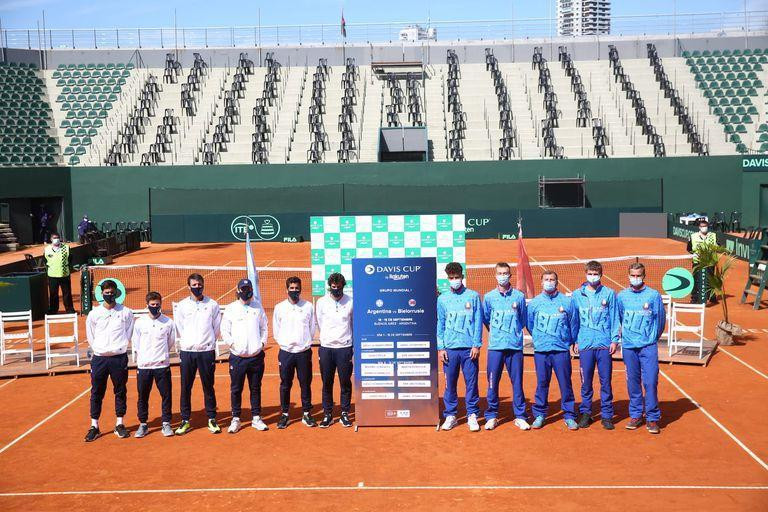 Sorteo de Copa Davis entre Argentina y Bielorrusia