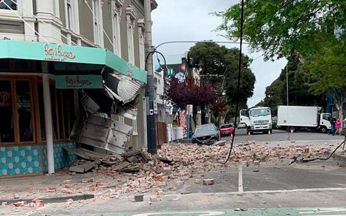 Terremoto en Melbourne, Australia
