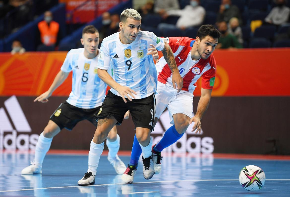 Selección argentina de futsal, Mundial Lituania 2021. Foto: AFA.