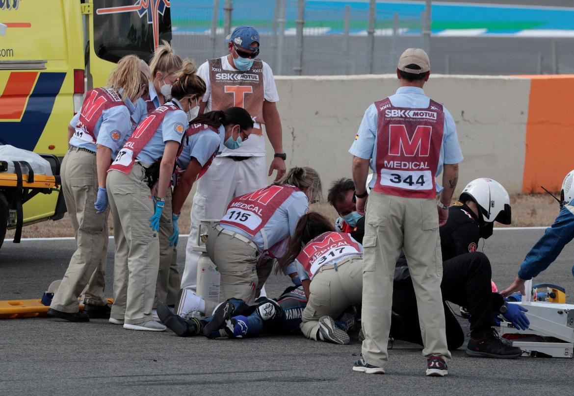 Accidente fatal de Dean Berta Viñales en el circuito de Jerez, AGENCIA EFE