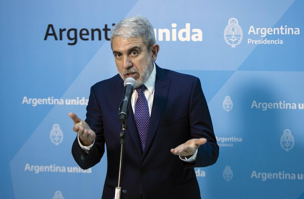 Anibal Fernandez, ministro de Seguridad. Agencia NA.