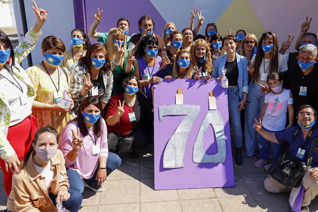 Mayra Mendoza participó de festejos por 70º aniversario del barrio La Paz