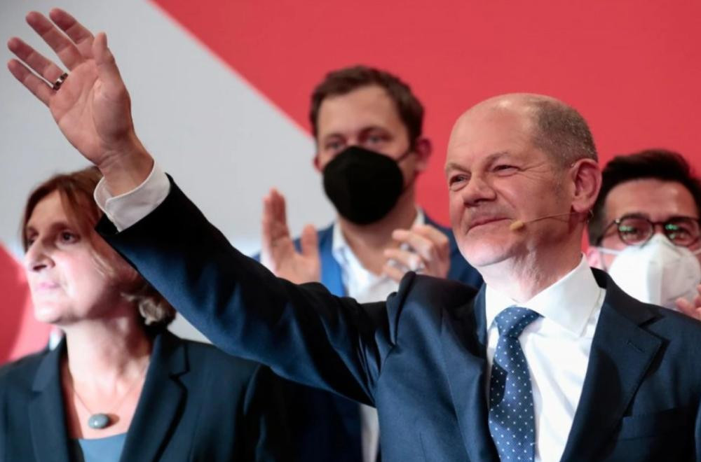 Olaf Scholz, representante del Partido Socialdemócrata alemán, SPD, Alemania, NA