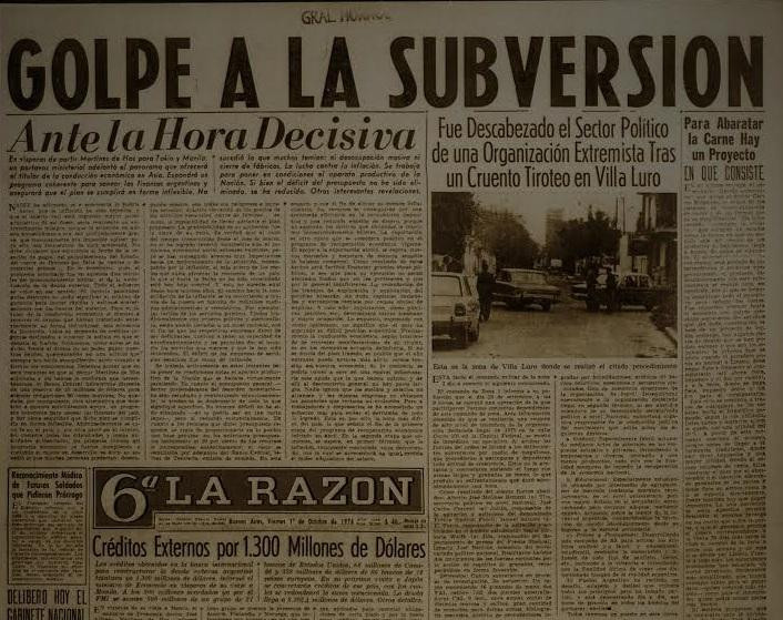 Poco material sobrevivió de aquel día, un titular del diario La Razón hizo mención al hecho