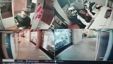 VIDEO IMPACTANTE: robo a mano armada en casa de cambio de centro comercial Plaza Canning