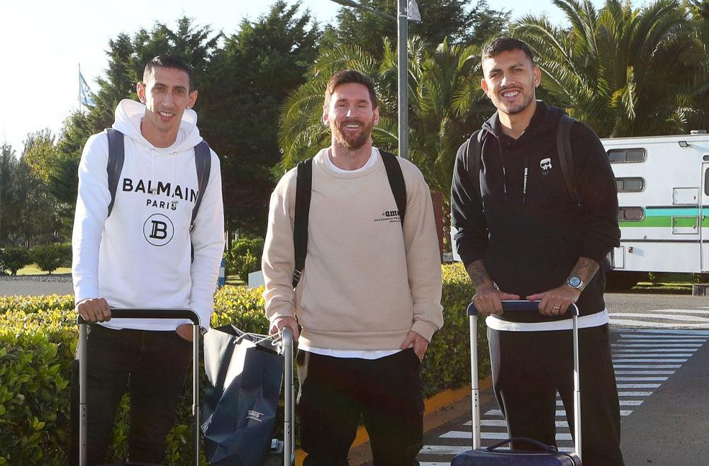 Messi, Di María y Paredes, Selección argentina, NA