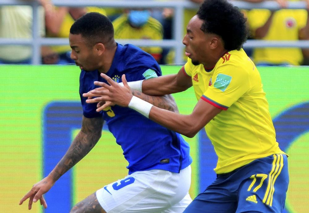 Colombia vs. Brasil, fútbol, Foto NA	