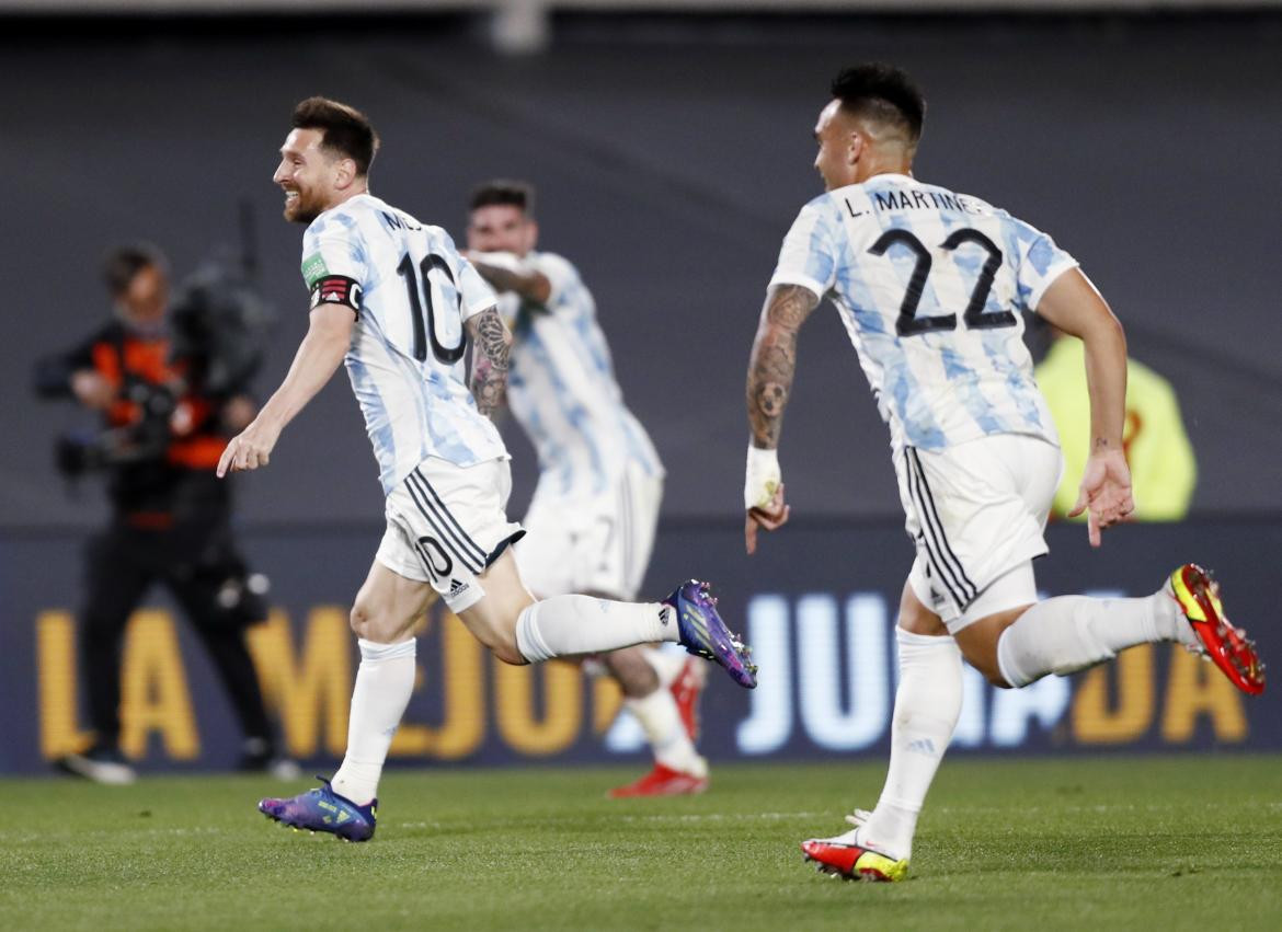 Lionel Messi, Argentina vs Uruguay, Eliminatorias, Reuters