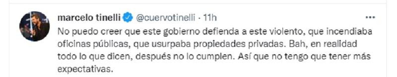 Marcelo Tinelli duro contra el Gobierno, Twitter