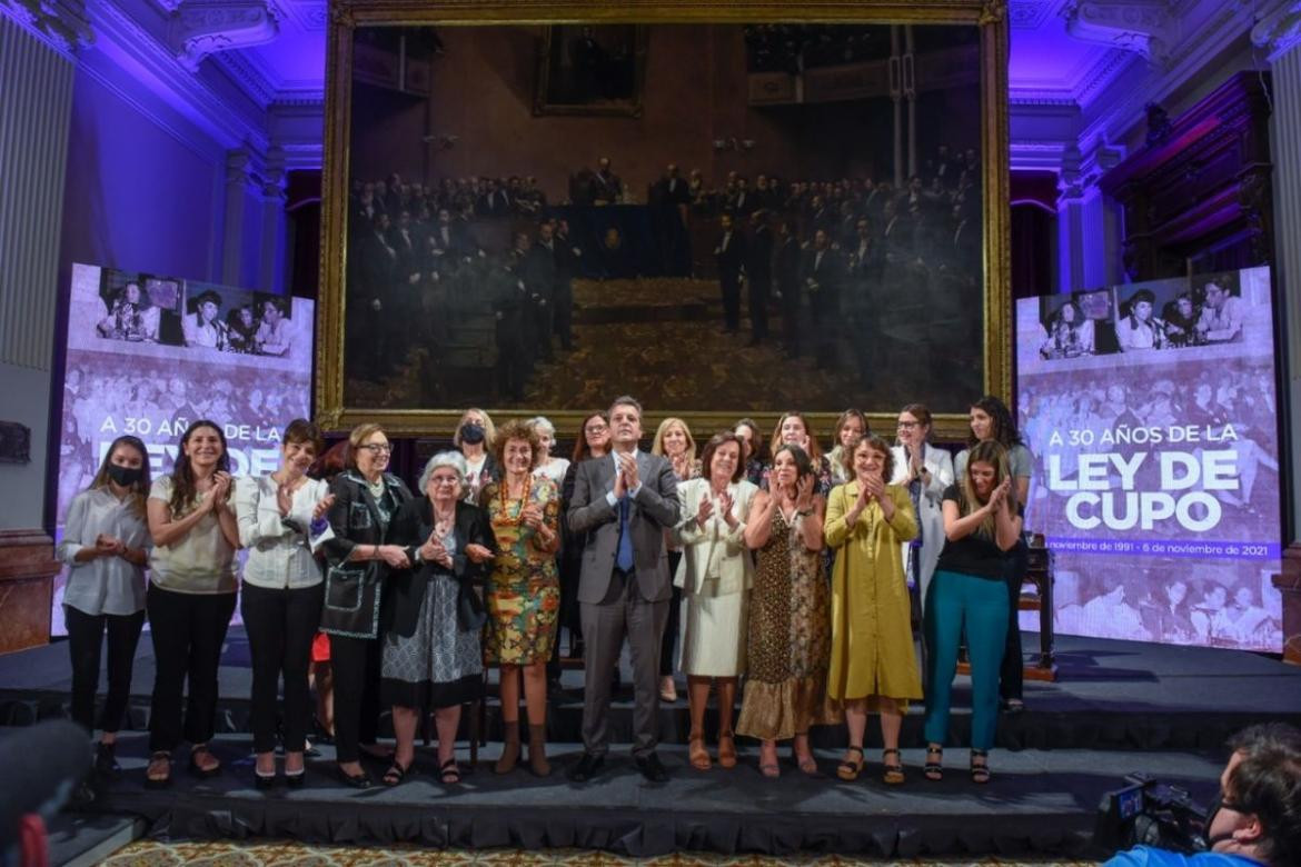 Diputados conmemoró los 30 años del Cupo Femenino